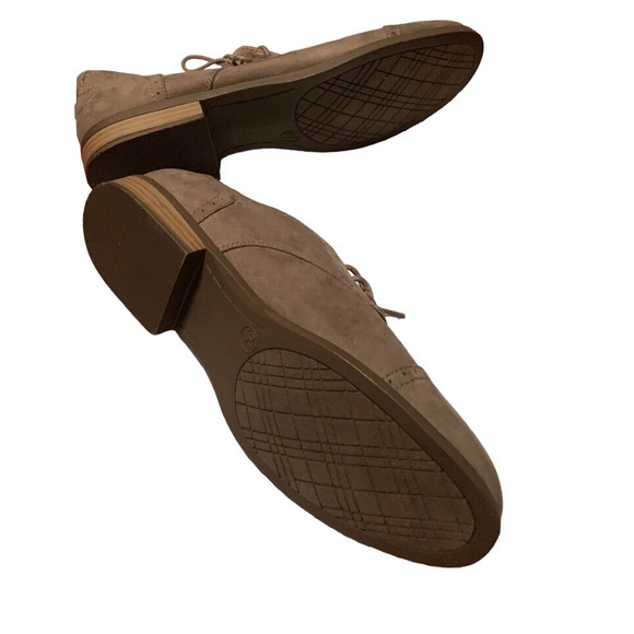 White Mountain Oxford Mens Formal Business Lace-Up Gray Suede Leather Shoe 9.5 M main image 5
